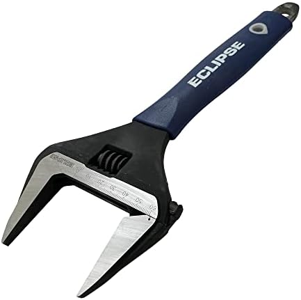 Llave ajustable con mandíbula extra ancha
