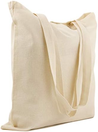 POLHIM Bolsa de tela – Bolsa para ropa, deportes, compras, alimentos, respetuosa con el medio ambiente, reutilizable, 38 x 42 cm, 145 gr/m2, 1 unidad