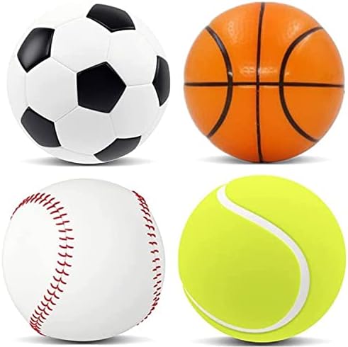 Juego de 4 Pelotas antiestres Stress Ball
