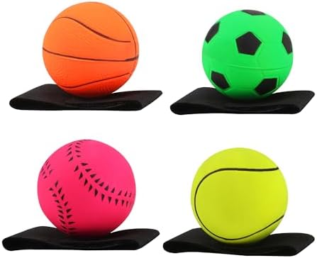 4 Piezas Pelotas Elásticas para La Muñeca